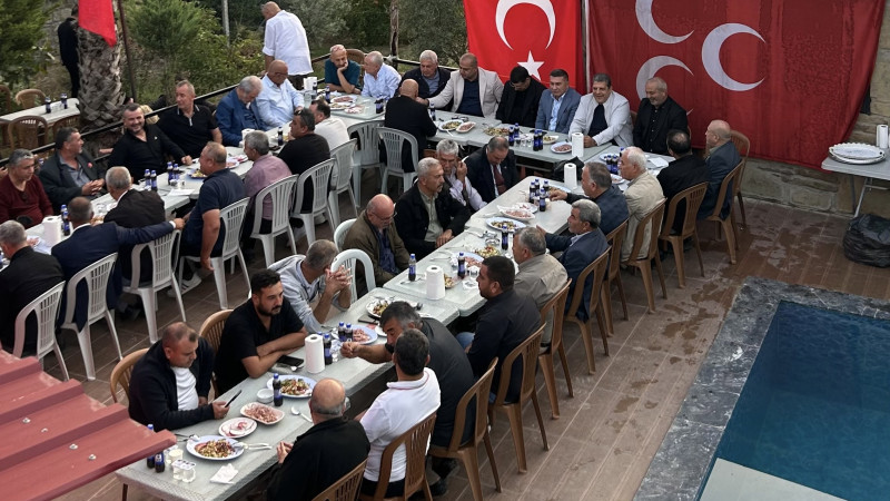 MHP ADANA İL BAŞKANI HAKAN YILDIRIM, TOPAKTAŞ’TA VATANDAŞLARLA BULUŞTU