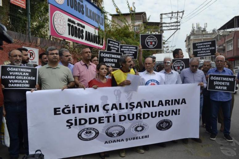 “EĞİTİM  ÇALIŞANLARINA   ŞİDDETİ   DURDURUN”