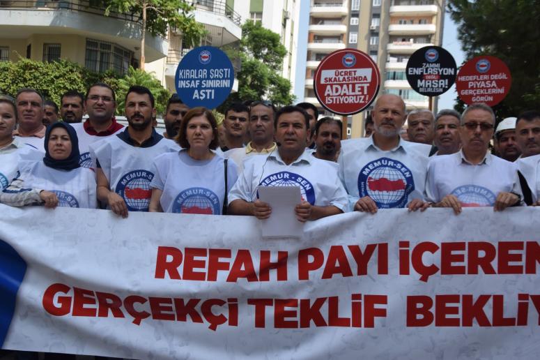 MEMUR SEN :REFAH PAYI İÇEREN GERÇEKÇİ  TEKLİF BEKLİYORUZ