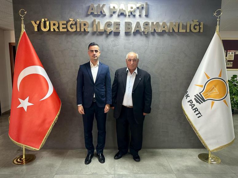 DSP  YÜREĞİR’DEN AK PARTİ YÜREĞİR’E ANLAMLI ZİYARET